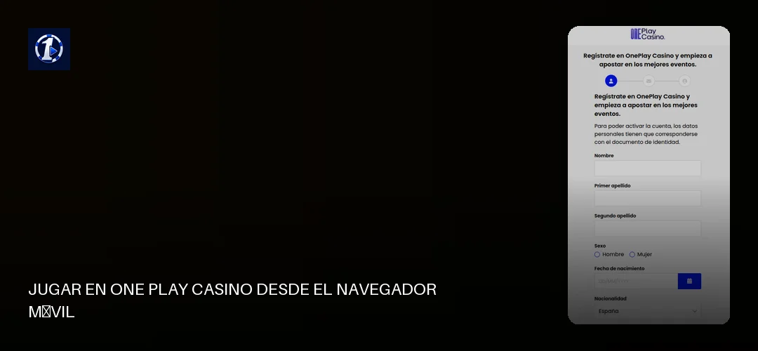 One Play Casino promotional banner